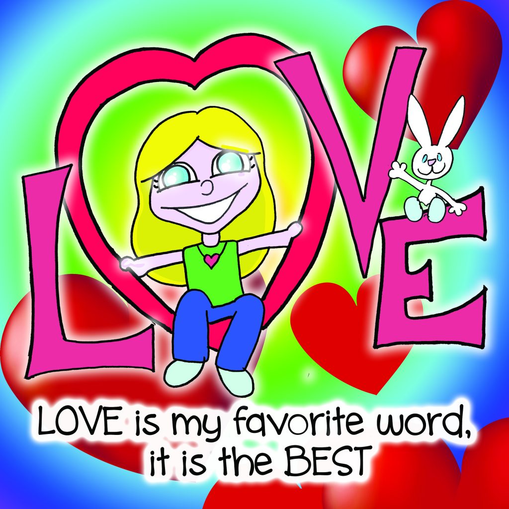 Happy kid swinging in a heart for thebestofbooks.com